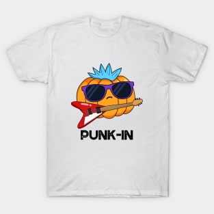 Punk In Cute Punk Rock Pumpkin Pun T-Shirt